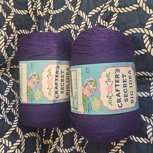 Crafter's Secret Purple Yarn